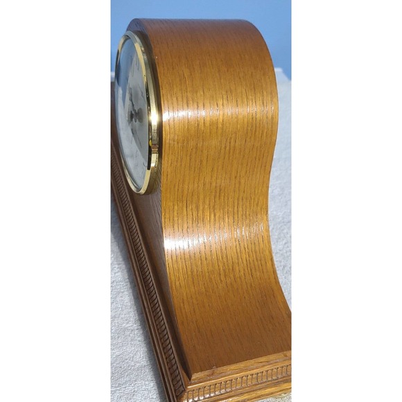 RARE VINTAGE Howard Miller Mantle Desk Clock Model 635-102 Made In Germany.CLEAN - Picture 3 of 8